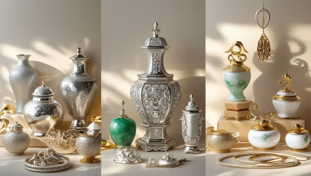 silver, jade and golden gifts collection