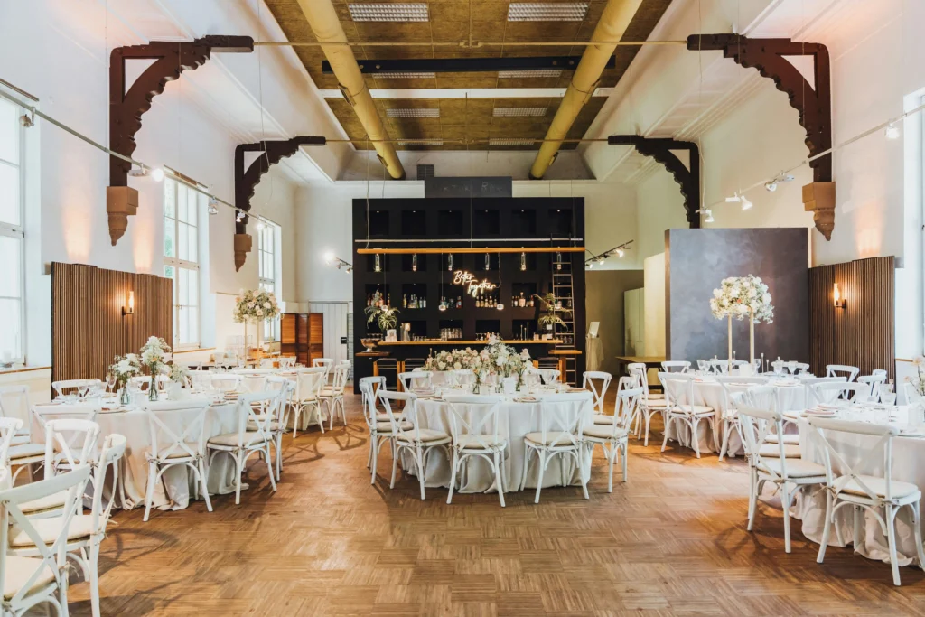 table plan in hall