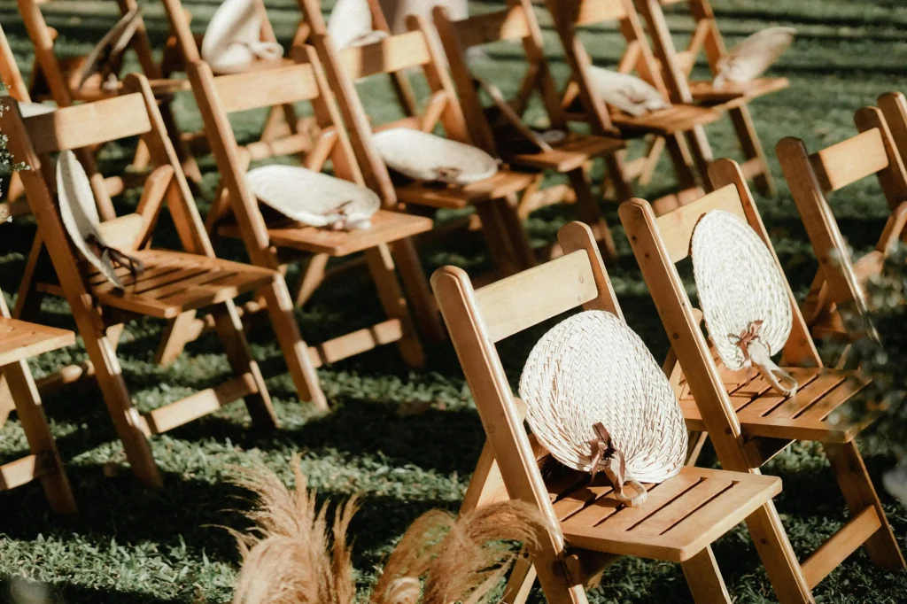 wedding seating plan at ground