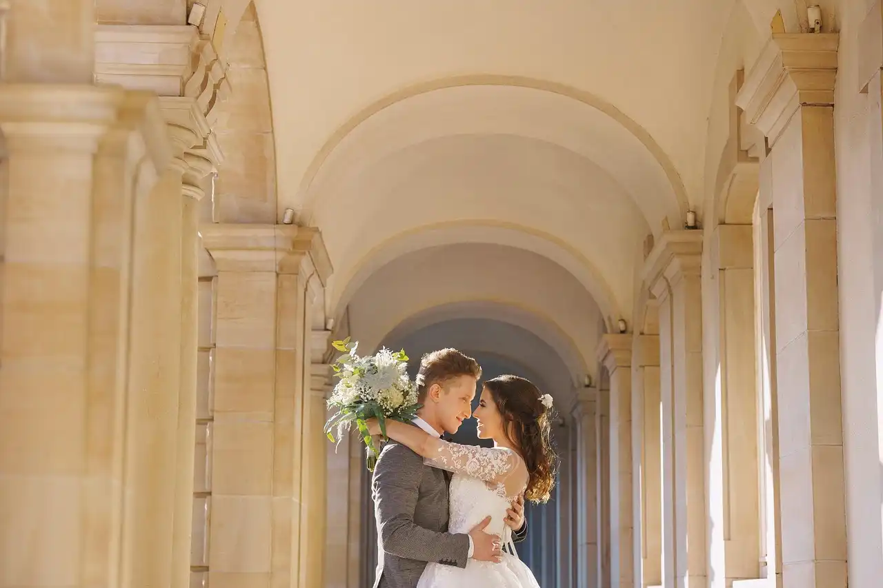 2nd wedding anniversary couple