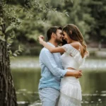 20th wedding anniversary couple