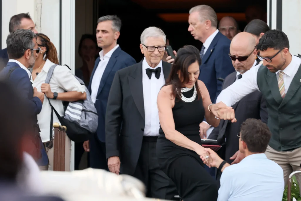 Bill Gates at Bezos wedding
