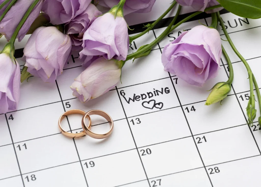 wedding calendar