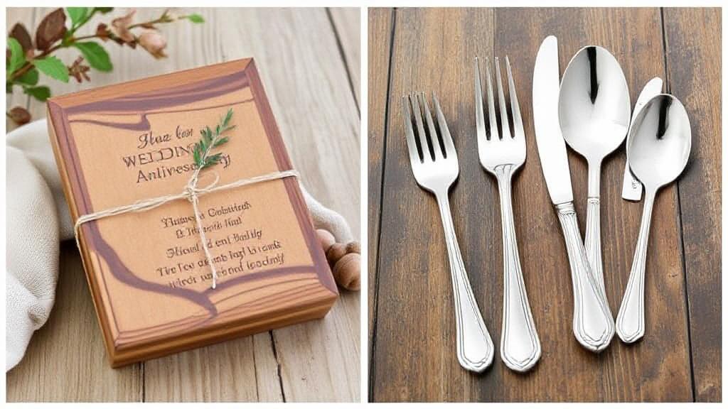 wooden and silver themed gifts