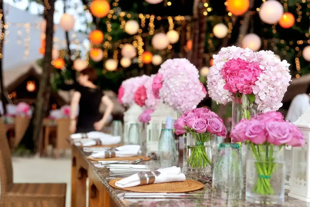 artificial wedding flowers
