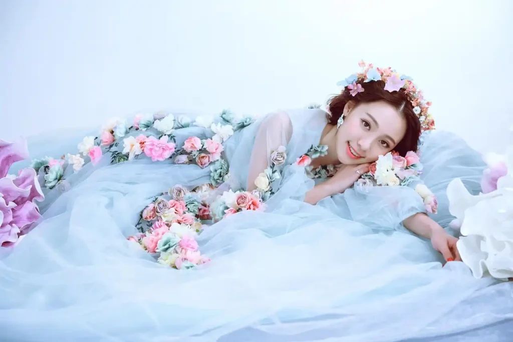 Peonies dress