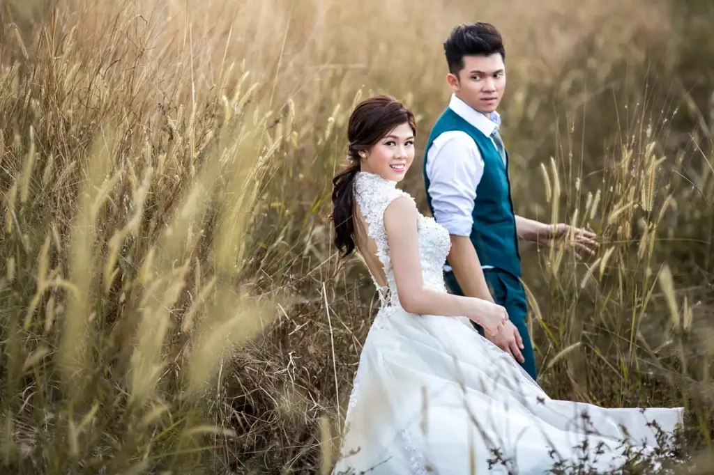 couple in farm