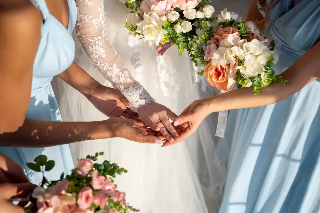 bride hands